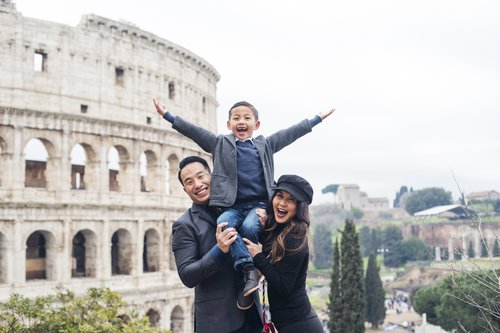 Flytographer photo shoot in Rome