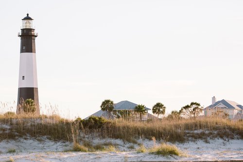 Tybee Island photoshoot at North Tybee Beach and Lighthouse